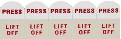 Conductive double sided adhesive tabs